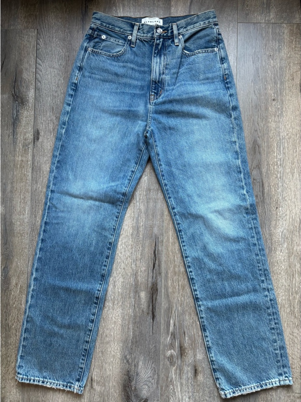 SLVRLAKE Women's Straight Jeans Salvation Lake Size 28